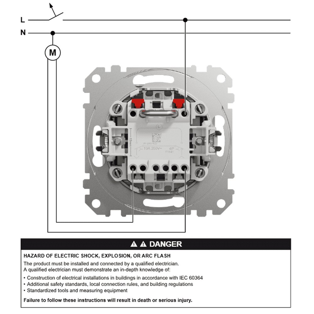 Вимикач кнопковий Schneider Sedna Design алюміній жалюзі електронне блокування ( SDD113114 )